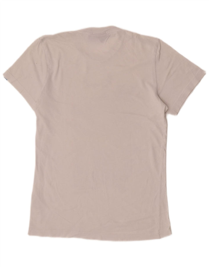 Adidas Mens Graphic T-Shirt Top Pequeno Algodão Branco