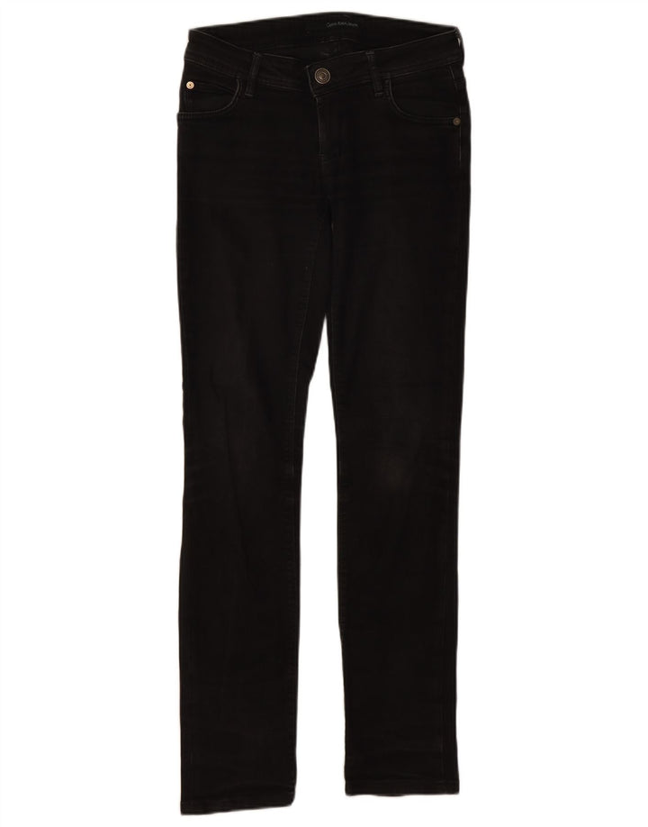 Calça jeans skinny feminina Calvin Klein W28 L30 preta