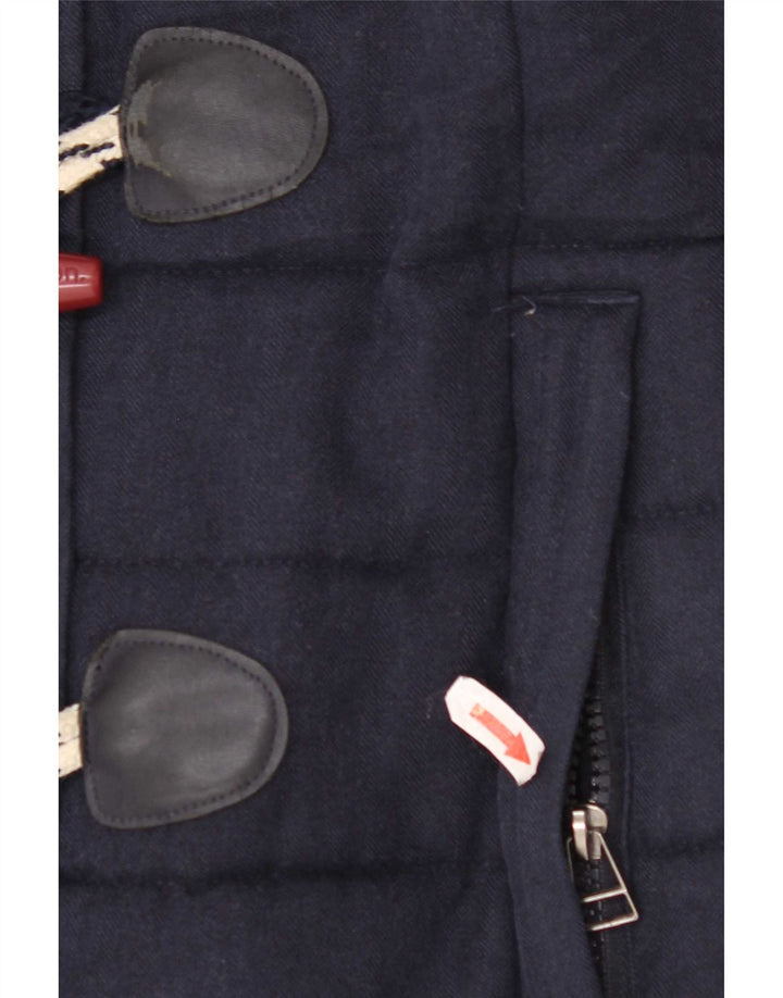 Jaqueta Duffle acolchoada com capuz feminino Superdry Reino Unido 12 azul marinho médio