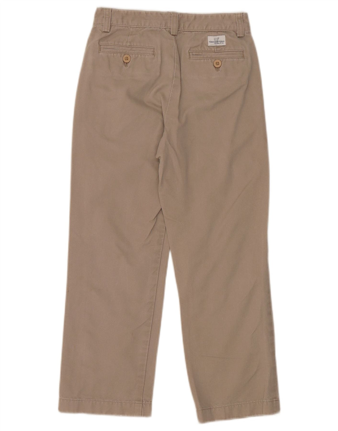 VINEYARD VINES Calça Chino Reta Menino 7-8 Anos W24 L22 Algodão Bege