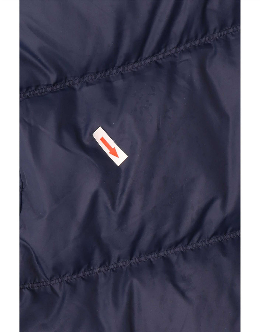 Jaqueta acolchoada masculina Tommy Hilfiger UK 36 poliéster azul marinho pequeno