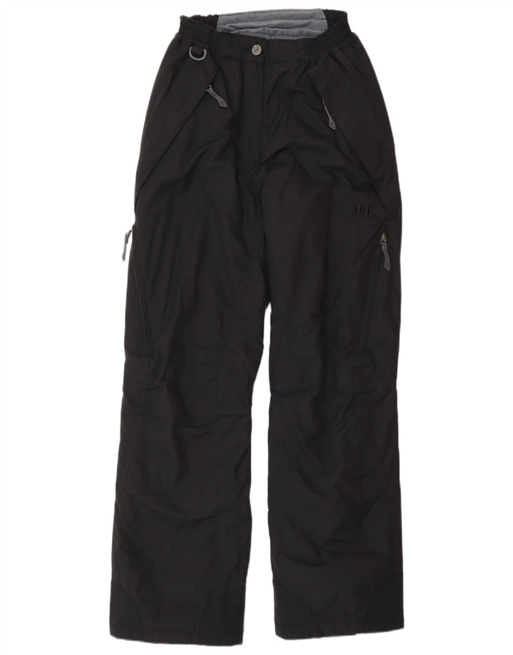 Calças de esqui femininas Helly Hansen Reino Unido 6 XS preto nylon