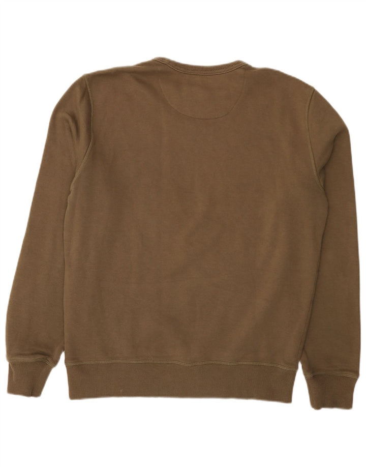 Moletom masculino French Connection Jumper grande algodão cáqui