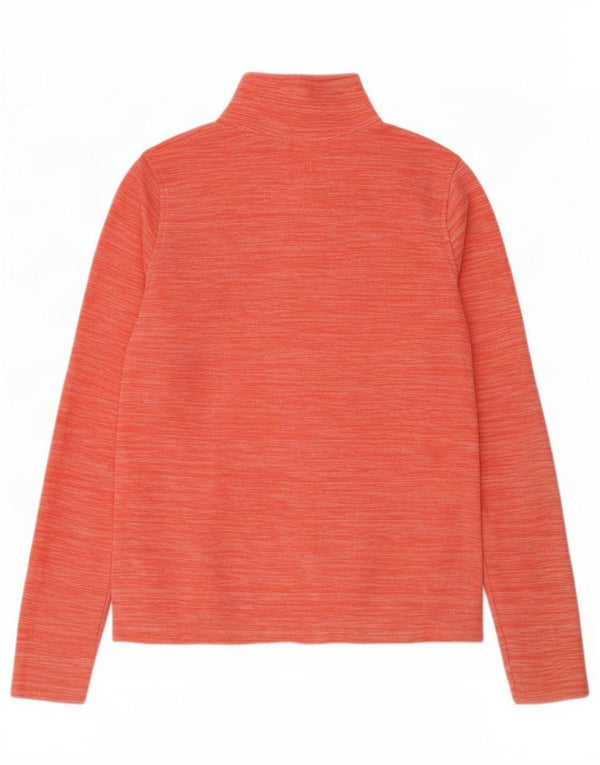 Suéter de lã feminino Mountain Warehouse com zíper e gola UK 12 médio rosa manchado