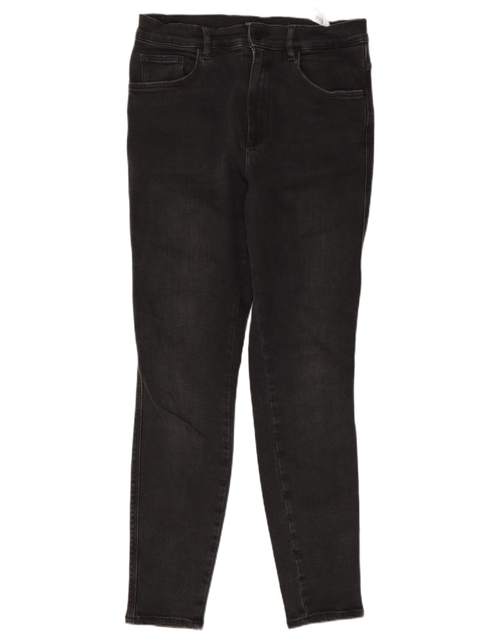 Jeans skinny feminino Massimo Dutti EU 40 médio W30 L30 algodão cinza