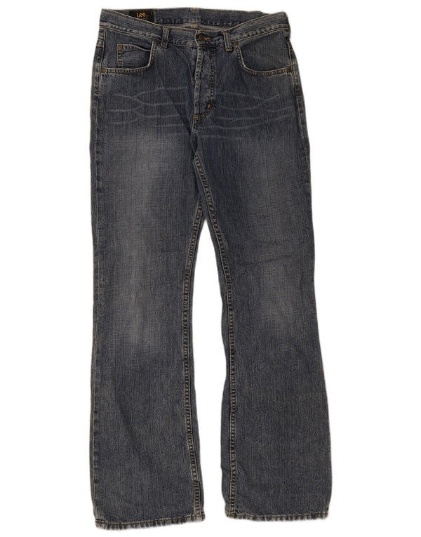 Lee Mens Denver Bootcut Jeans W34 L34 Azul Marinho Algodão