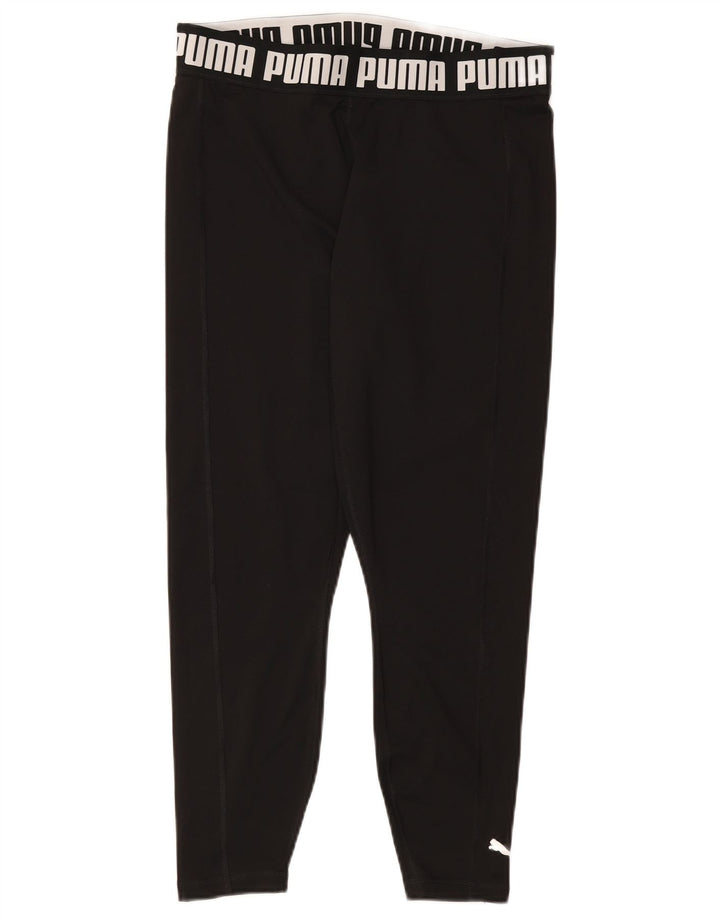 Leggings Puma Feminino Graphic Crop UK 14 Grande Preto