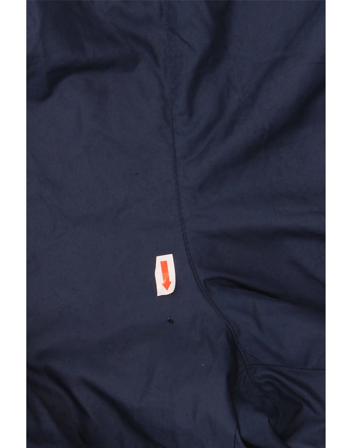 Calças de treino masculinas Adidas UK 40/42 poliéster azul marinho médio