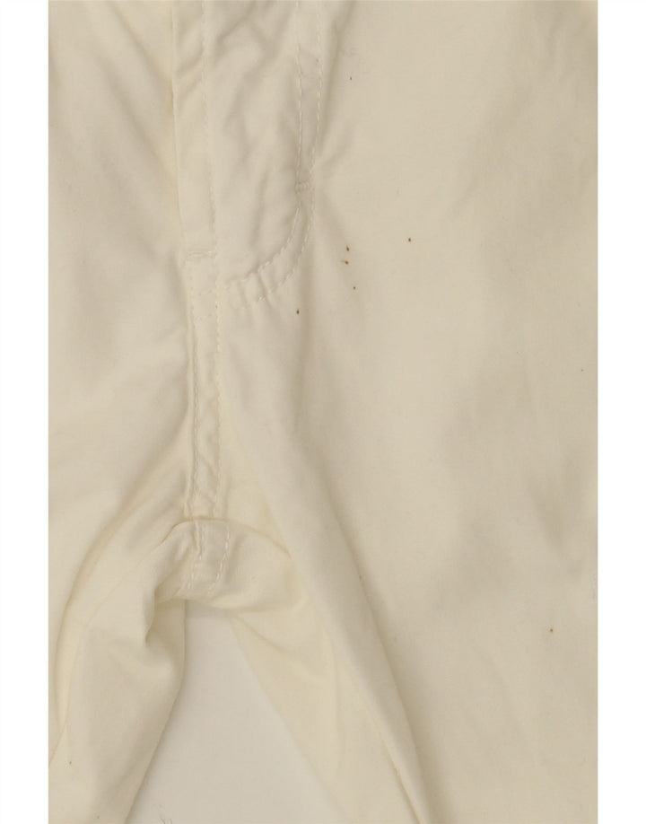 Calça feminina casual slim TRUSSARDI W32 L30 algodão branco