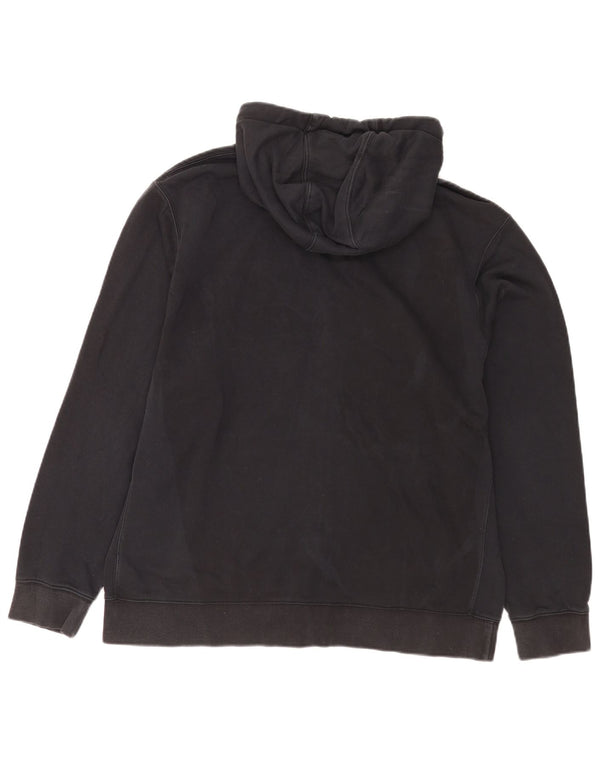 Suéter Nike masculino com capuz e zíper XL preto algodão