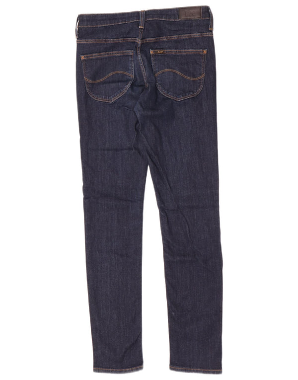 Calça jeans skinny feminina Lee W27 L28 algodão azul marinho