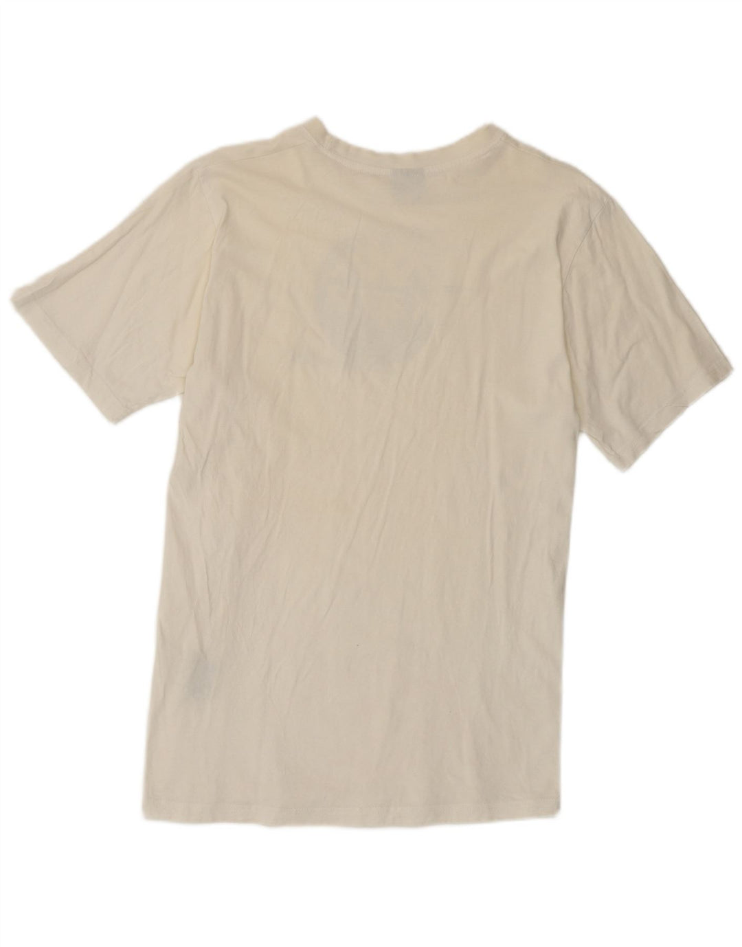 Camiseta gráfica masculina Kappa Top médio algodão branco