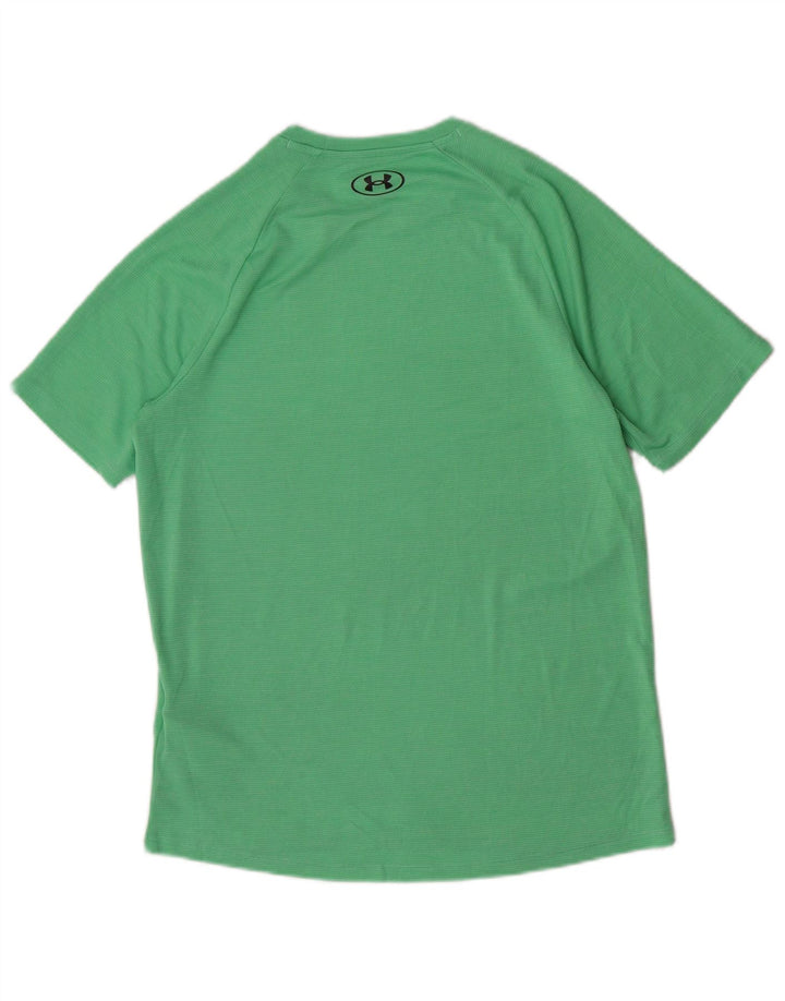 Under Armour Mens Camiseta Top Pequeno Poliéster Verde