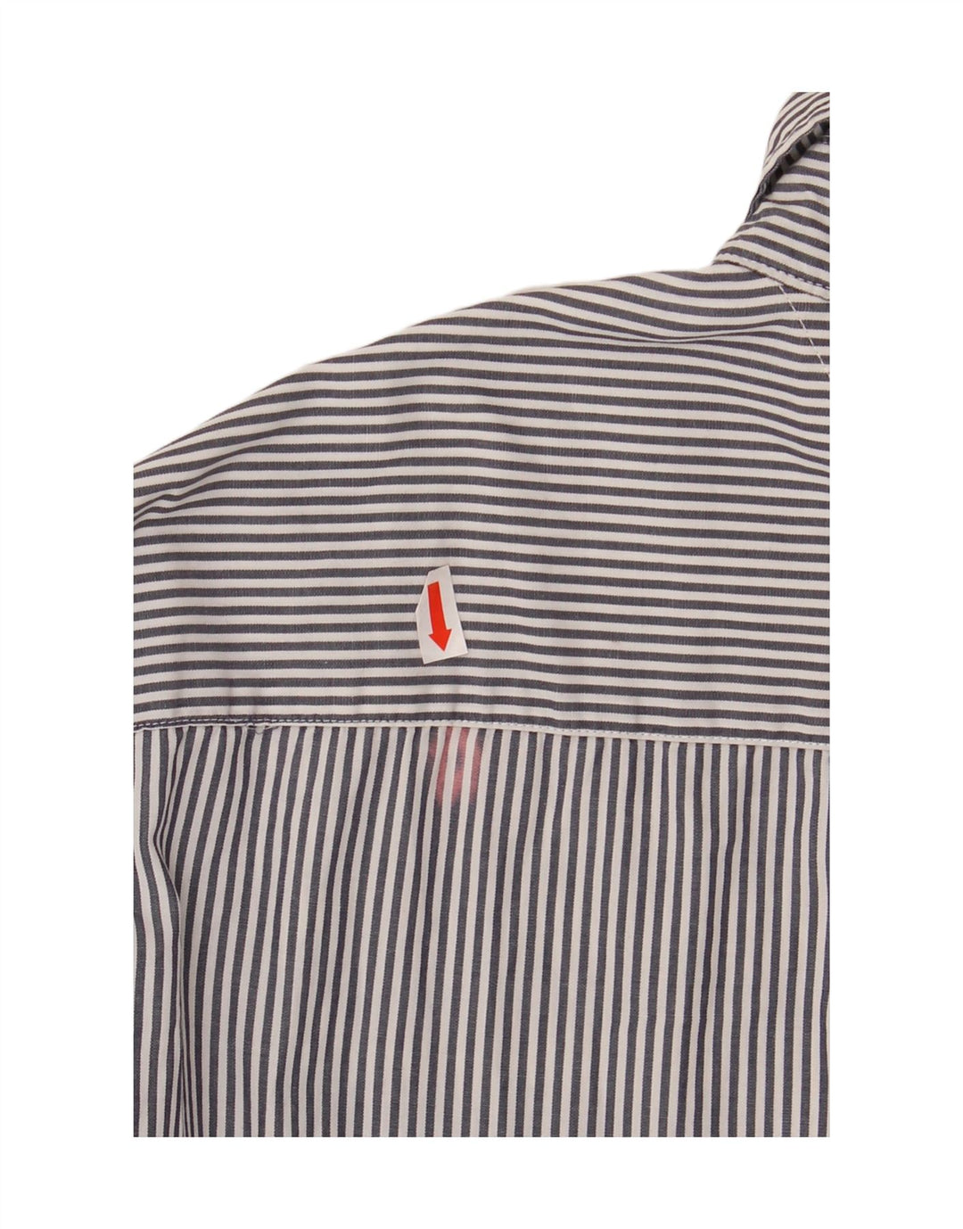 TOMMY HILFIGER Mens Regular Fit Shirt Small Blue Striped Cotton