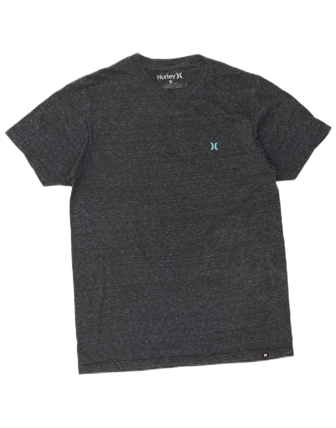 Camiseta masculina Hurley com estampa gráfica cinza médio algodão