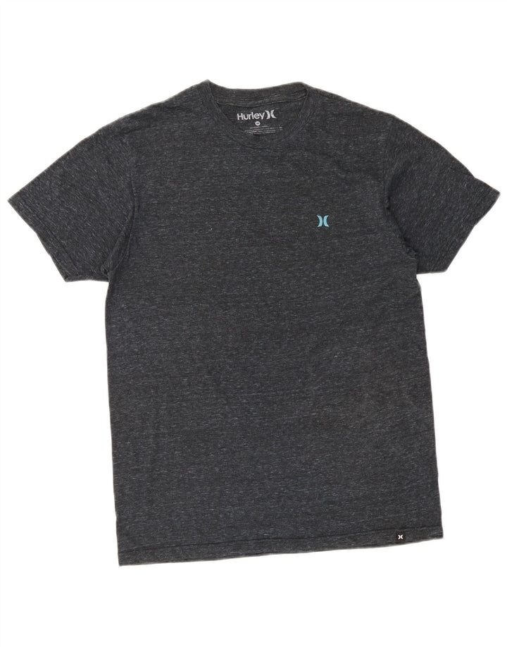 Camiseta masculina Hurley com estampa gráfica cinza médio algodão
