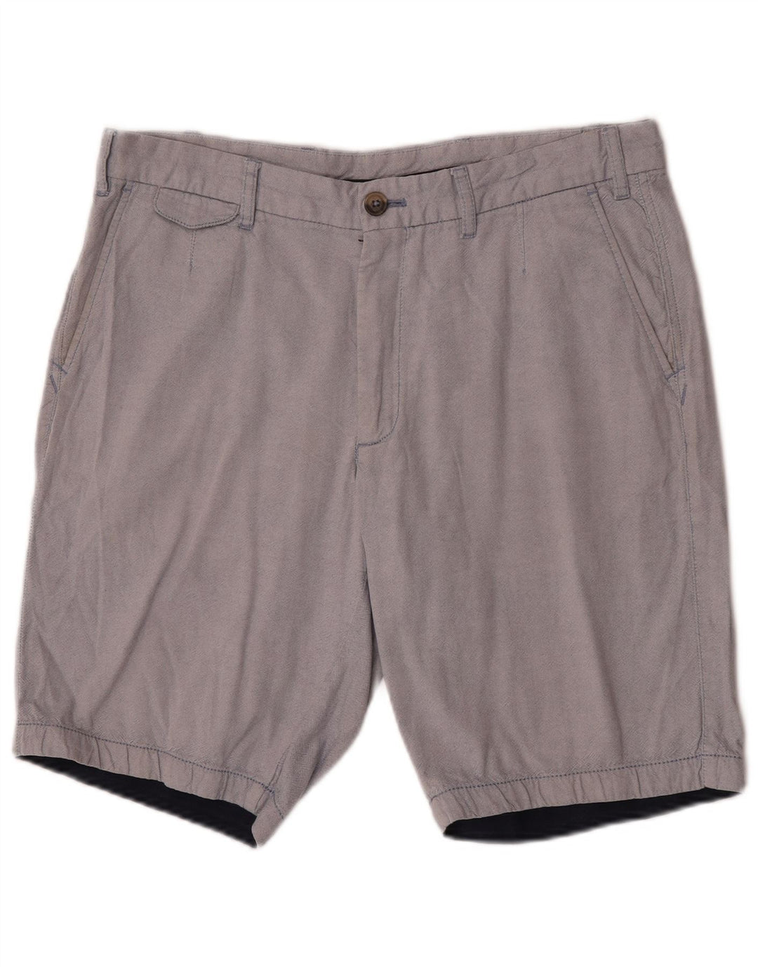 Massimo Dutti Mens Chino Shorts EU 44 Grande W34 Azul