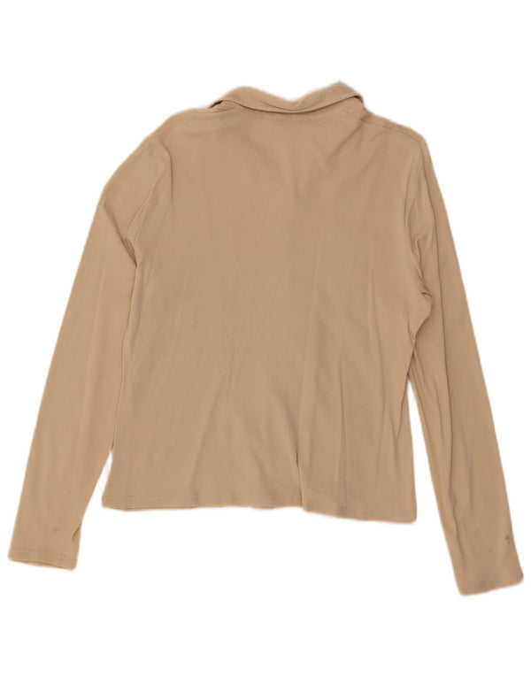Blusa feminina Marks & Spencer Reino Unido 14 médio bege