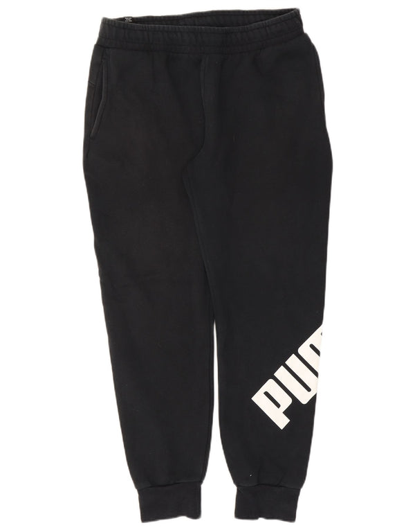 Calça esportiva feminina Puma Graphic Joggers UK 14 médio algodão preto