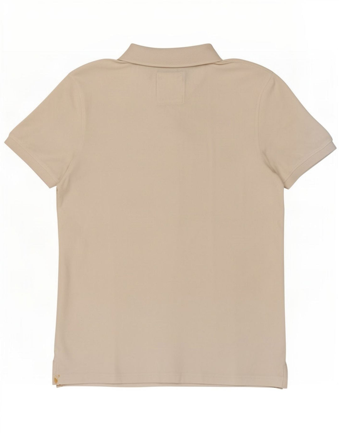 Camisa polo masculina Crew Clothing algodão branco médio