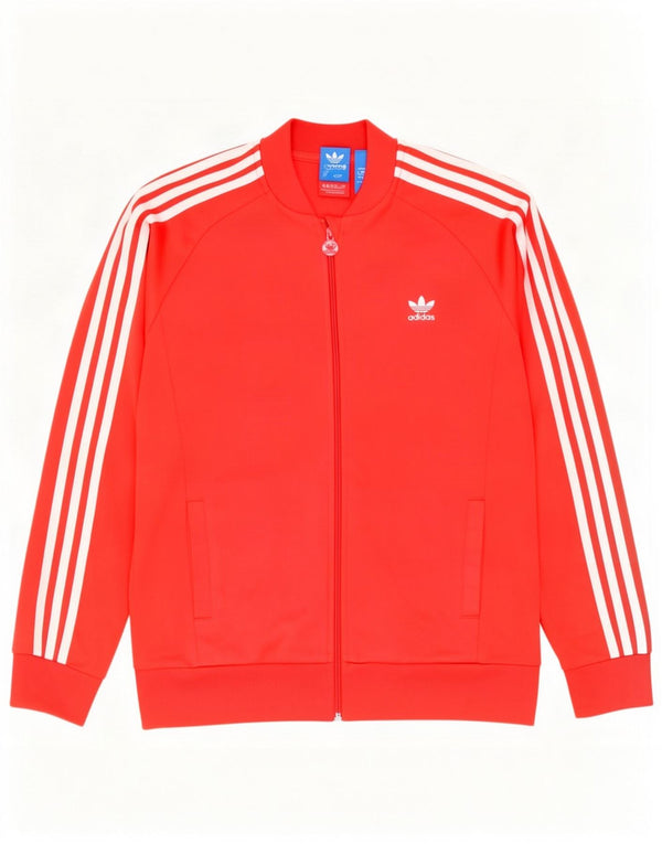 Jaqueta Adidas Meninos Treino Top 14-15 Anos Poliéster Vermelho Vermelho