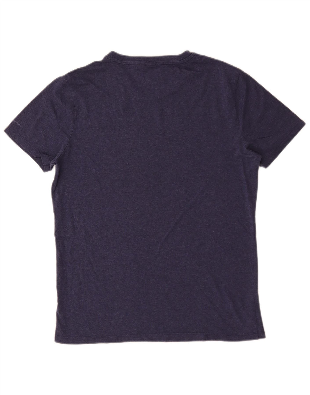 Camiseta masculina G-Star Top médio algodão azul marinho