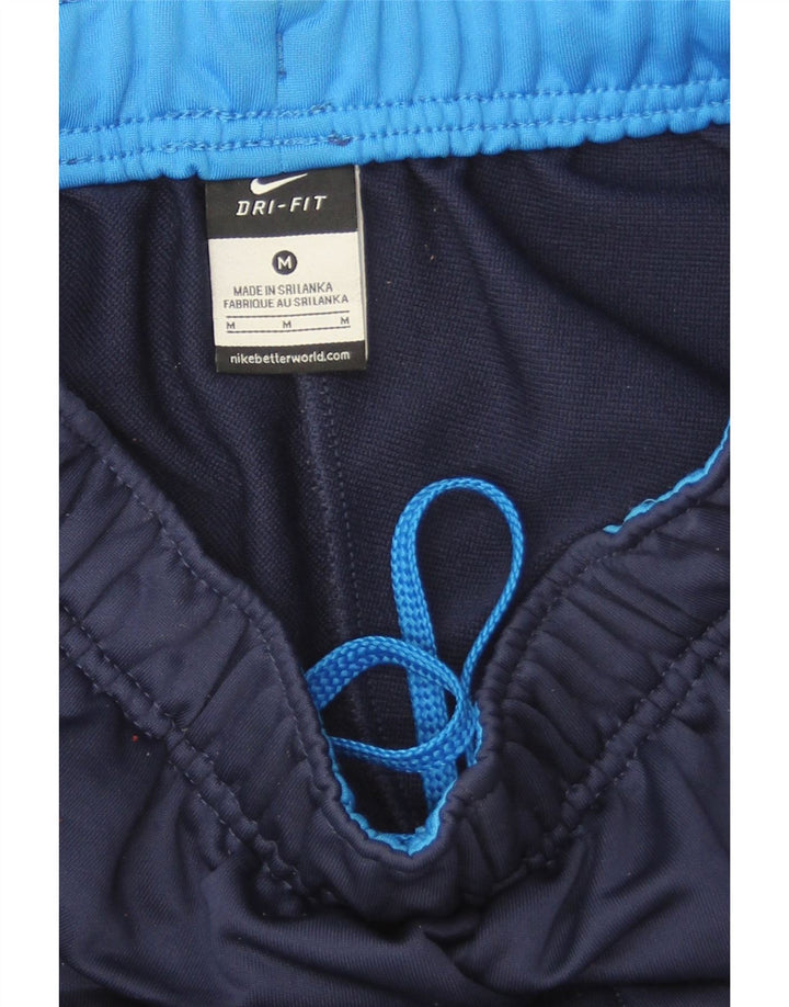 Calça de treino masculina Nike Dri Fit médio azul marinho poliéster