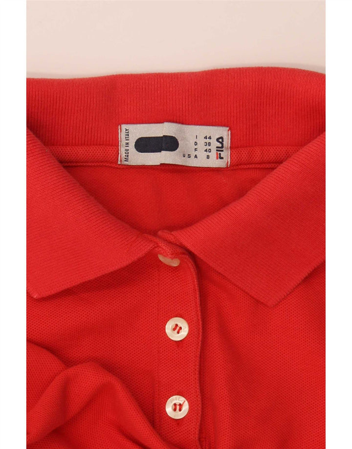 Camisa polo feminina Fila IT 44 médio vermelho
