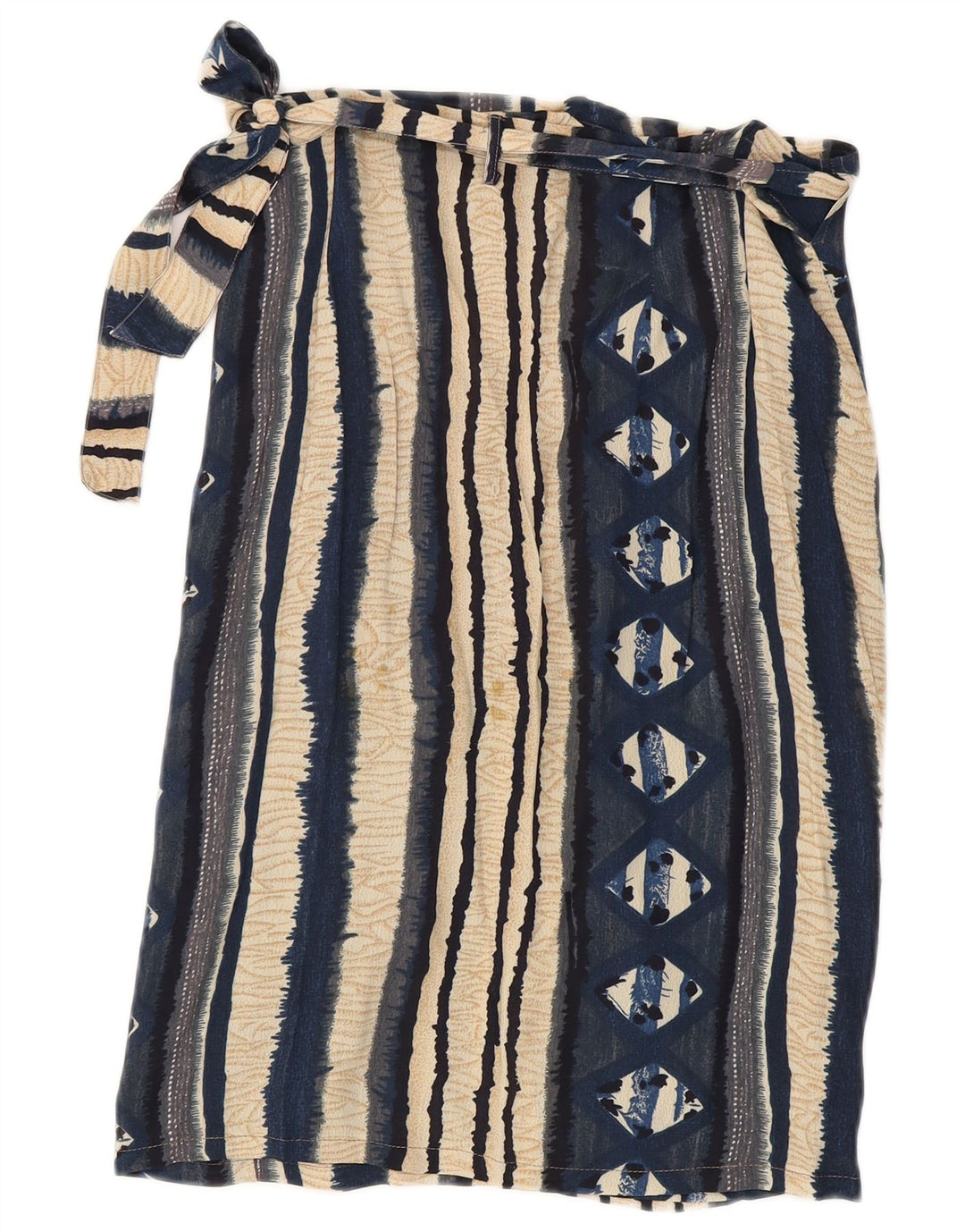 Saia feminina Kenzia grande W32 listrada multicolorida