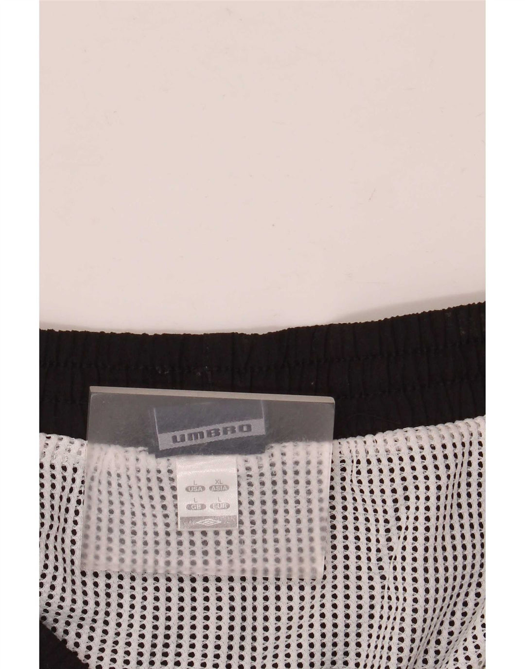 Shorts esportivo masculino Umbro grande bloco colorido preto