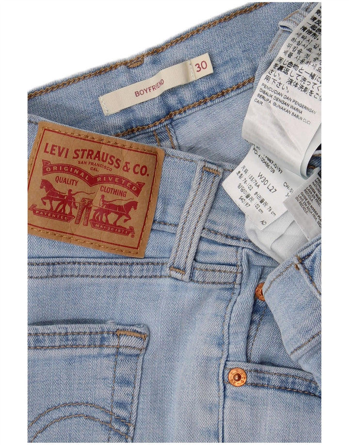 Calça jeans feminina Boyfriend Slim LEVI'S W30 L27 algodão azul