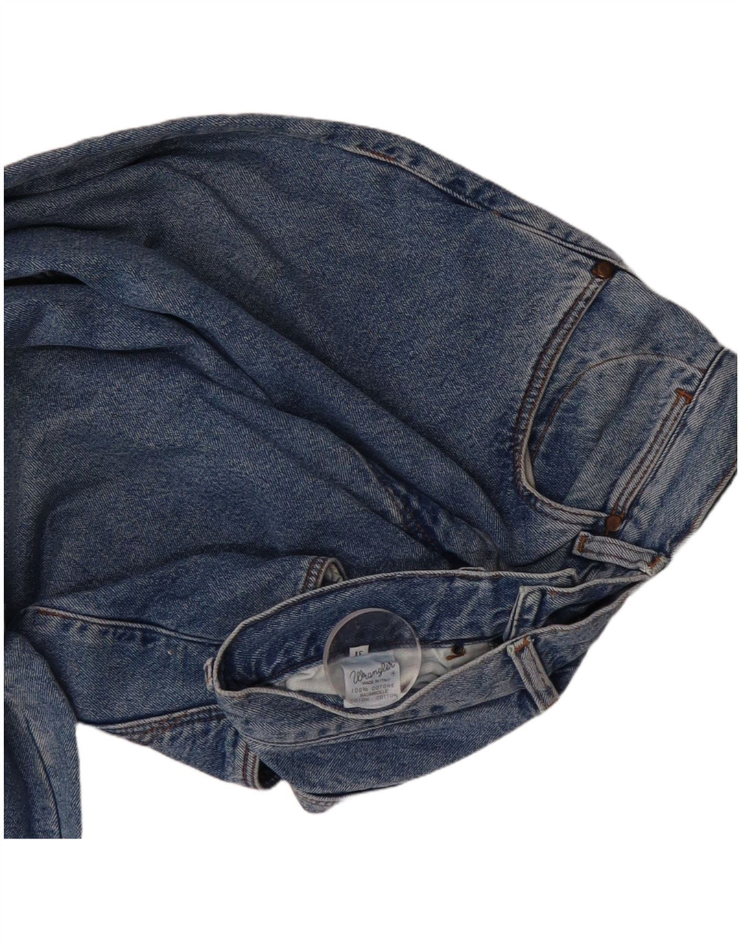 Jeans cônicos masculinos WRANGLER W31 L32 algodão azul