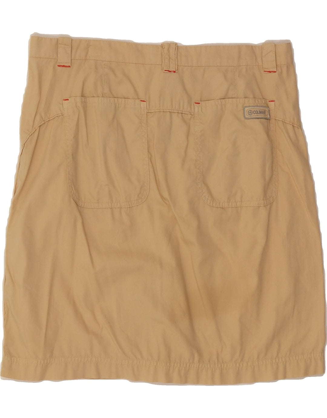 COLMAR Womens Mini Skirt IT 44 Medium W30  Beige Cotton Vintage Colmar and Second-Hand Colmar from Messina Hembry 