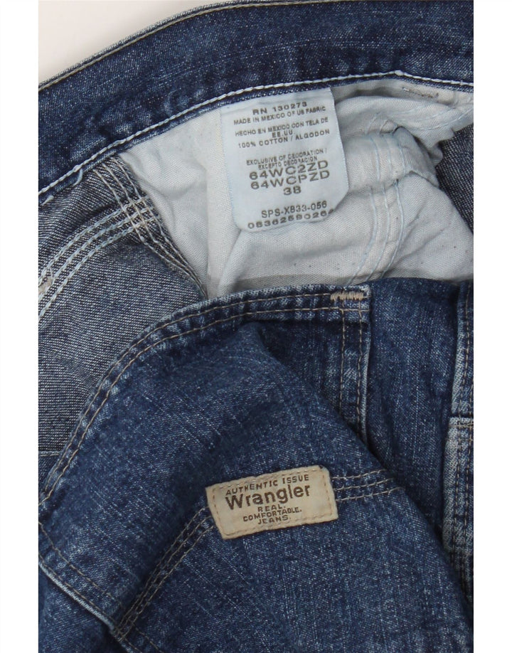 Shorts jeans cargo masculino Wrangler W38 XL azul algodão