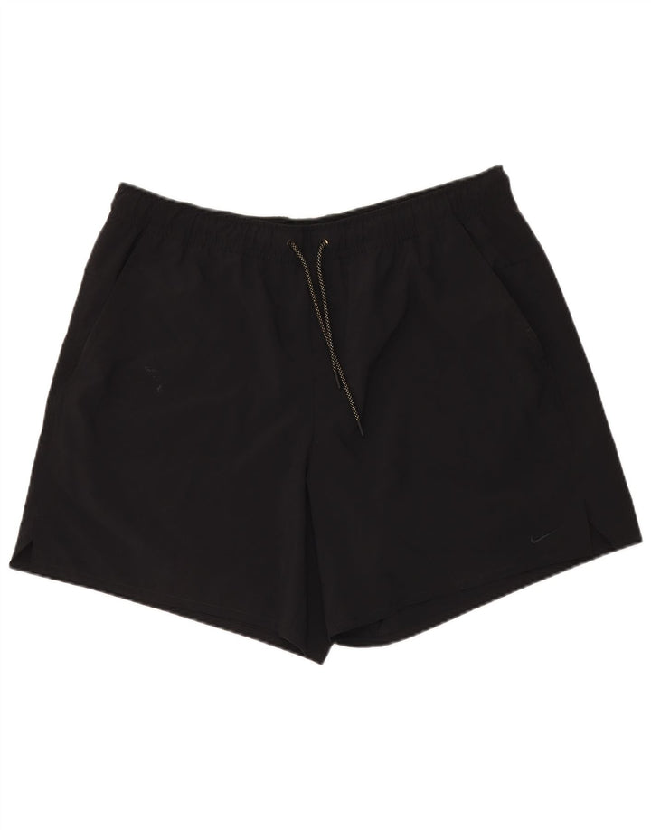 Shorts esportivos masculinos Nike Dri Fit 2XL poliéster preto