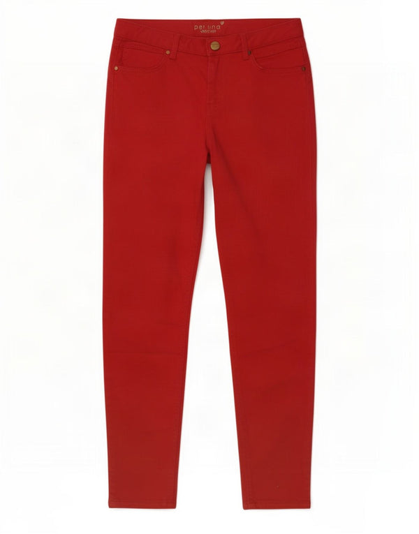 Marks & Spencer Womens Per Una Jegging Jeans UK 14 Large W30 L29 Red Cotton