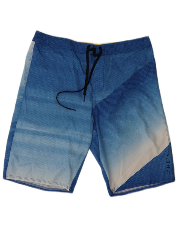 Shorts de natação masculino O'Neill médio azul colorblock poliéster