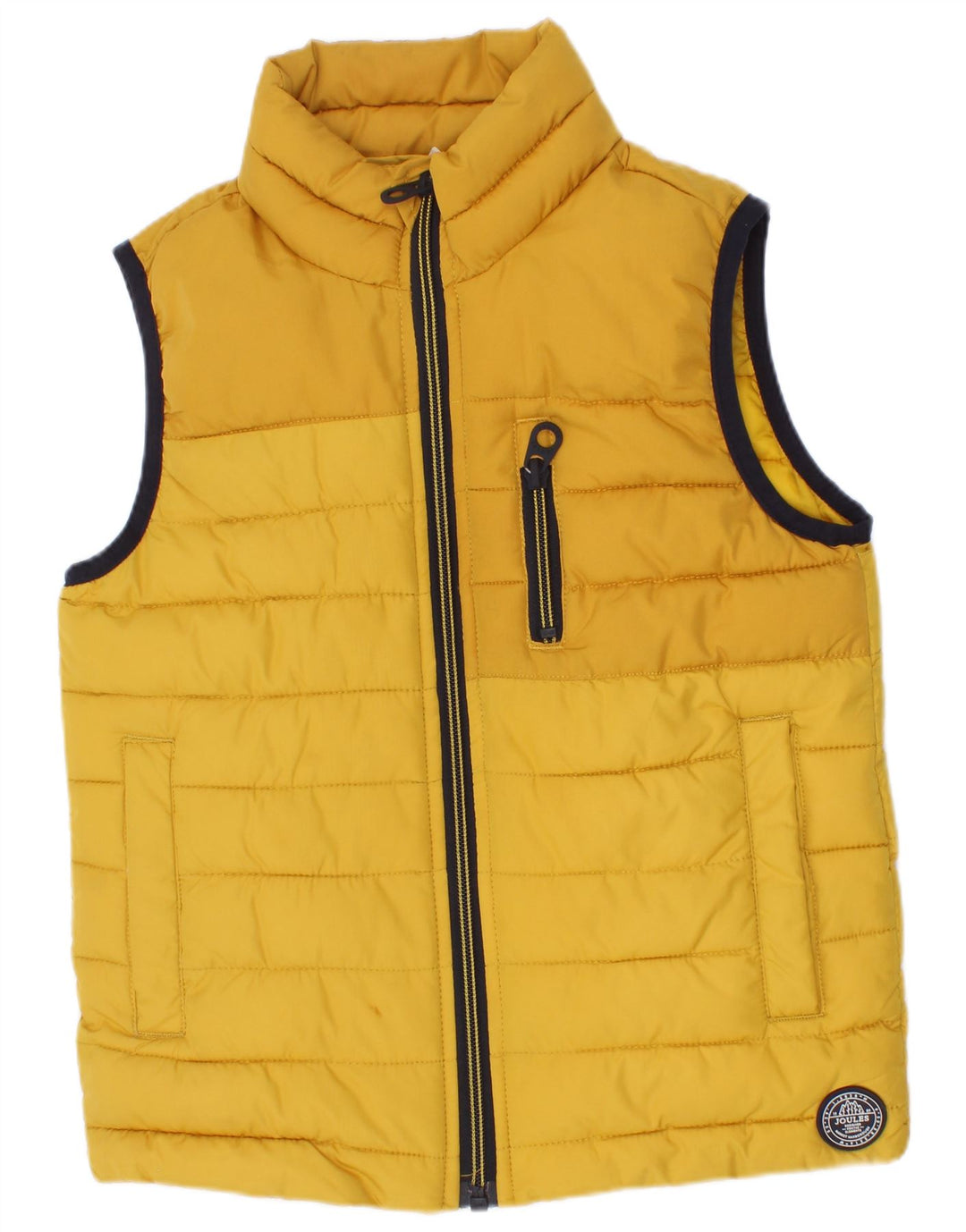 Colete acolchoado Joules para meninas 4-5 anos poliéster amarelo