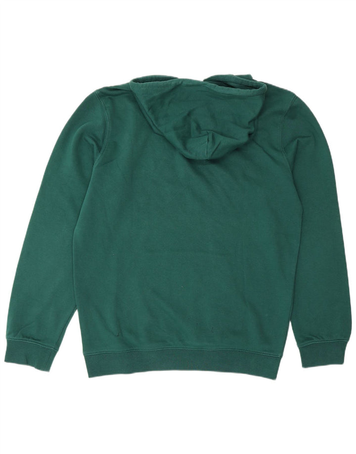 Jumper com capuz gráfico masculino Champion algodão verde médio