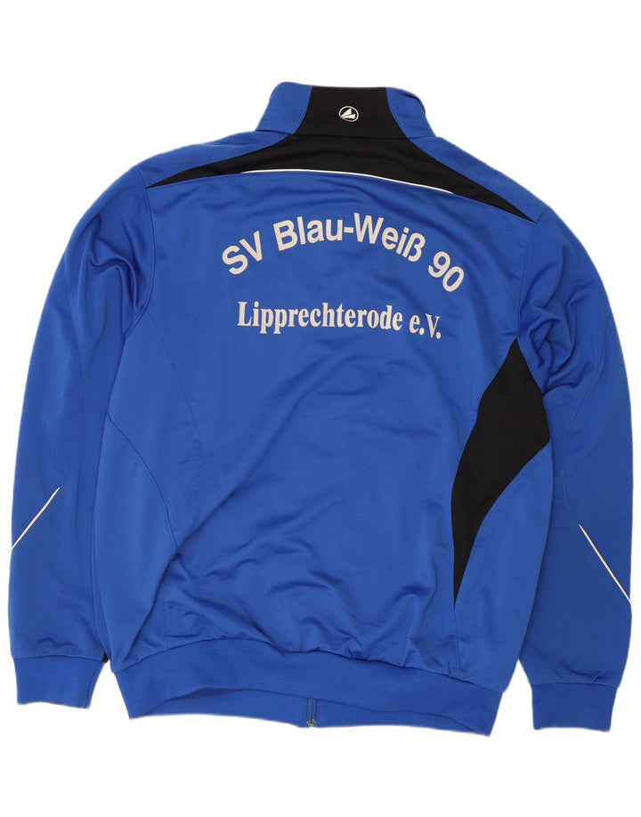 Jako Mens Graphic Tracksuit Top Jacket Médio Azul Colorblock Poliéster