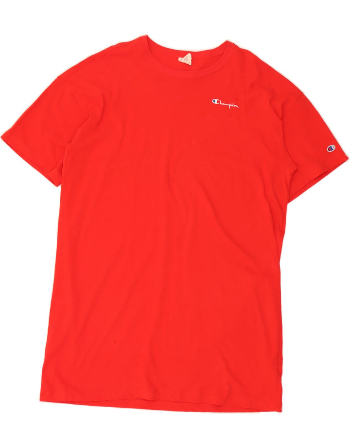 CHAMPION Mens T-Shirt Top Large Red Cotton Vintage Champion and Second-Hand Champion from Messina Hembry 