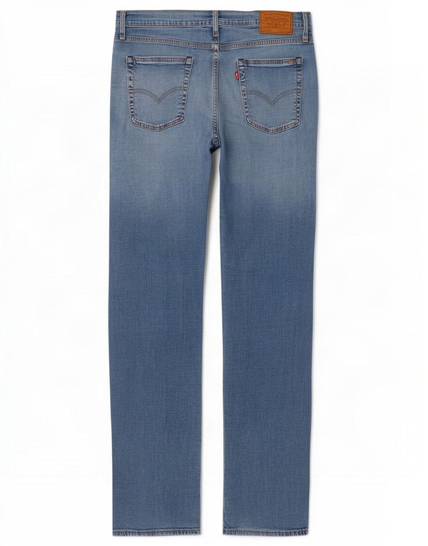 Calça jeans masculina Levi's 513 Slim Straight W34 L34 azul algodão