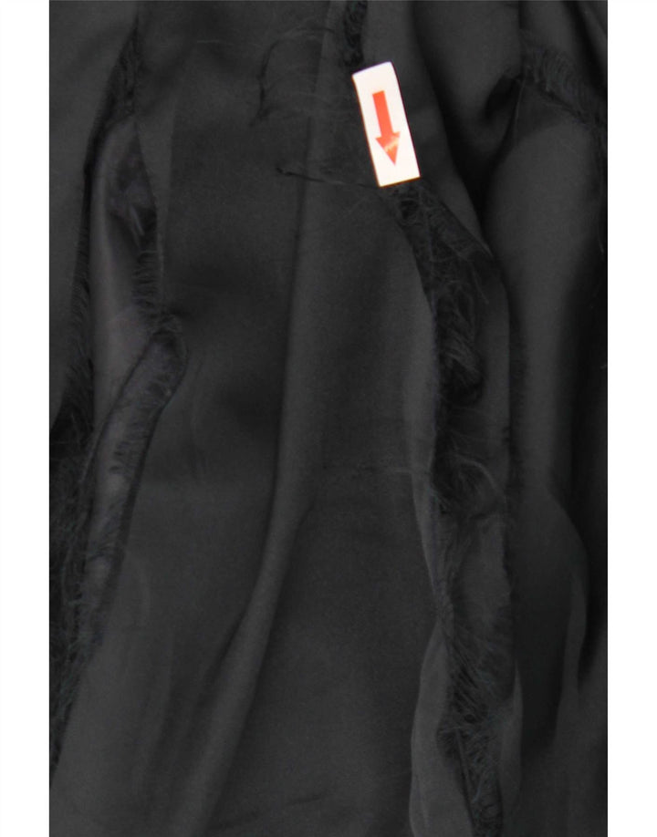 Zara Womens Trench Coat UK 12 Médio Azul Marinho