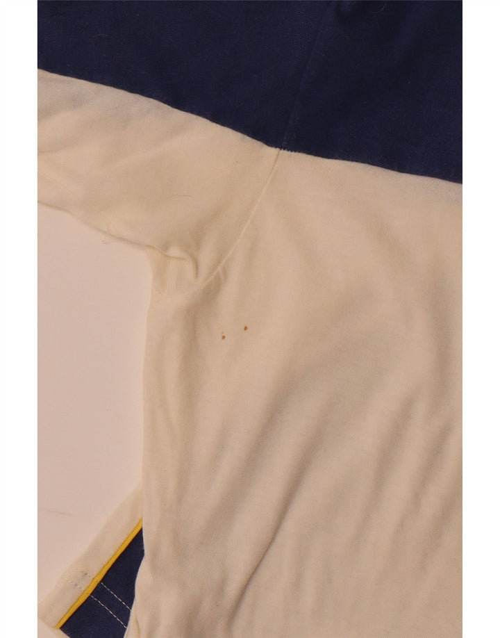 Camiseta gráfica masculina COLMAR Top médio branco colorblock algodão esportivo