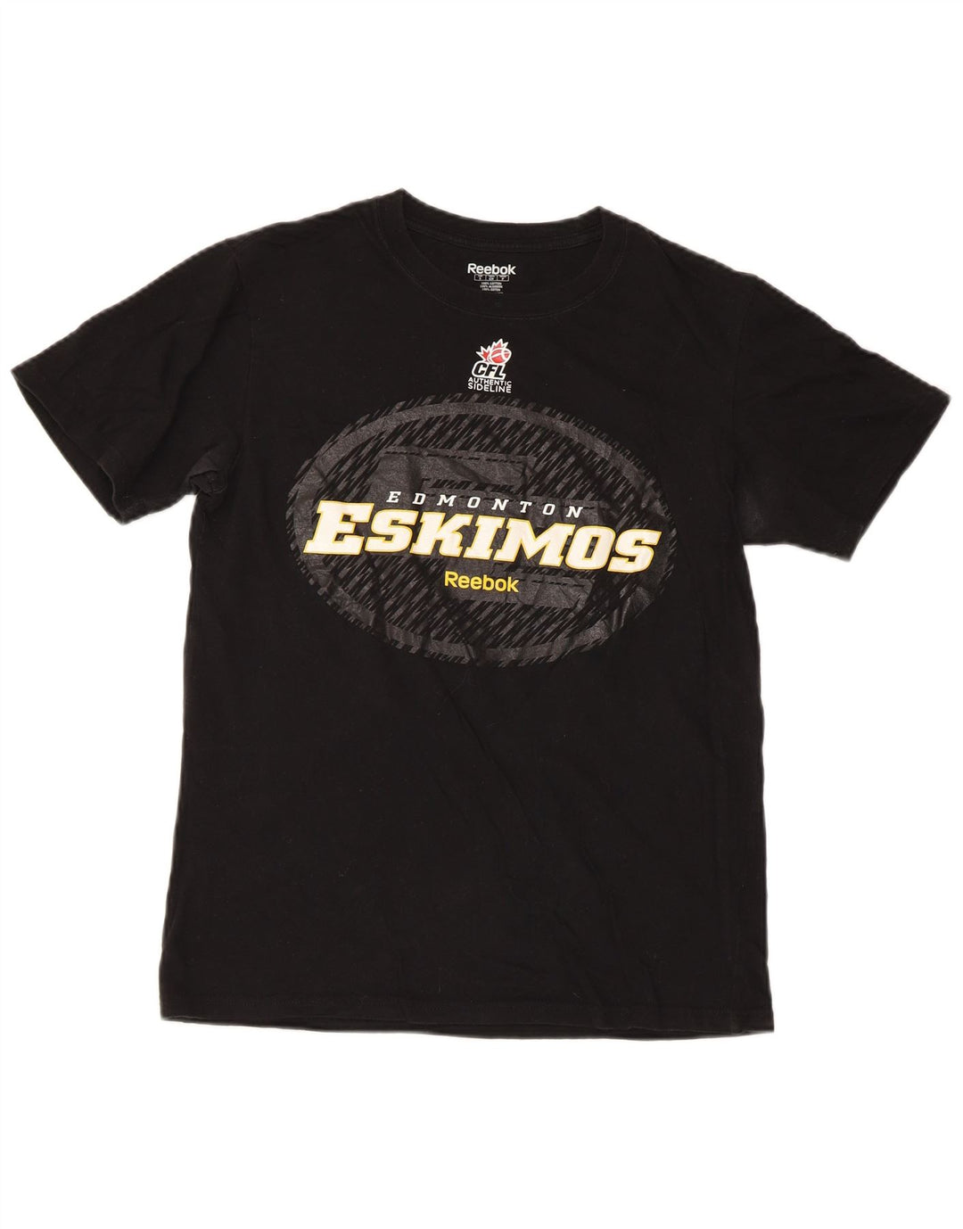Camiseta masculina Reebok Regular Graphic Top pequeno algodão preto