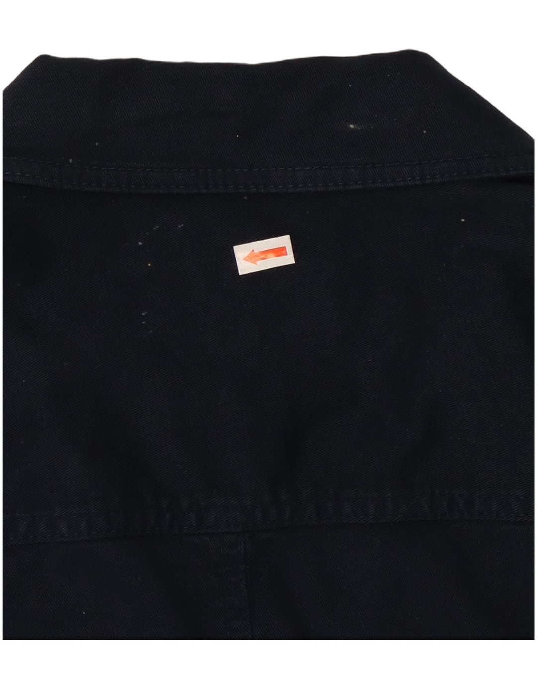 LAURA ASHLEY Jaqueta blazer feminina de 2 botões Reino Unido 12 algodão azul marinho médio