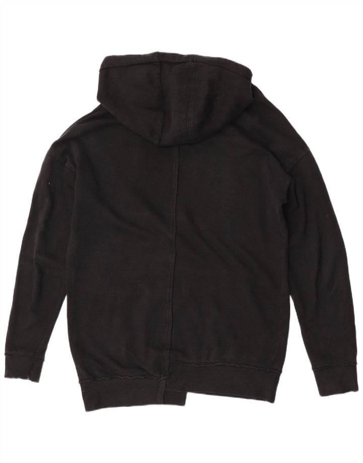 Zara moletom com capuz masculino grande algodão preto