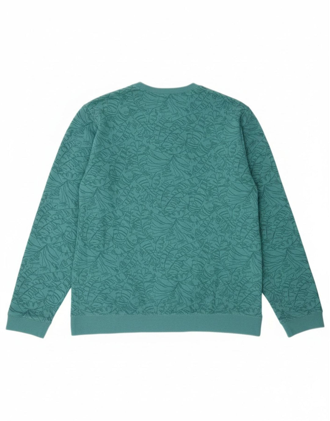 Eddie Bauer Suéter alto masculino XL de algodão floral verde