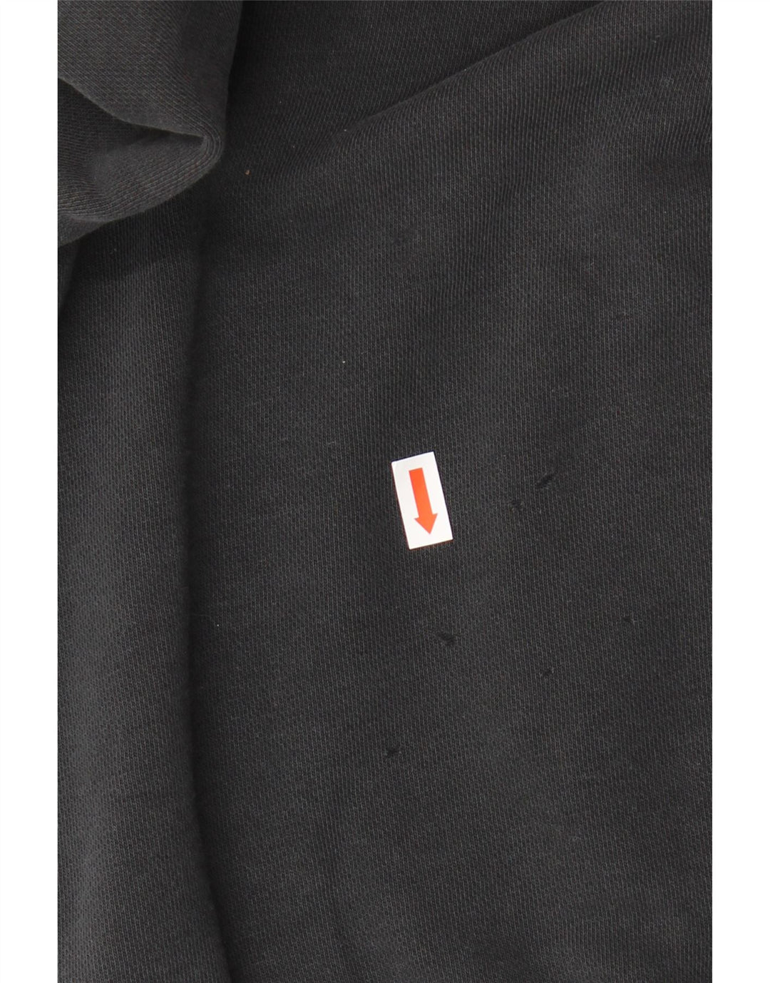 NIKE Womens Hoodie Jumper UK 14 Médio Algodão Preto