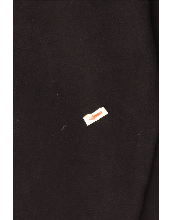 Adidas Mens Moletom Jumper Médio Algodão Preto